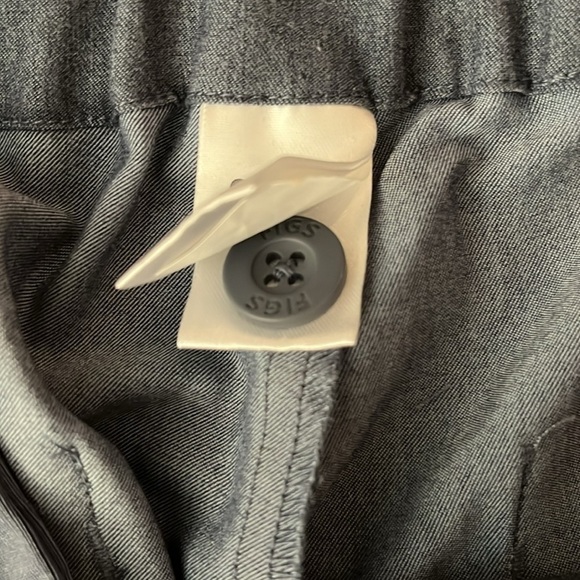 Figs Keroka Wide Leg Trouser Grey Graphite Scrub Pants size Small - Picture 13 of 14